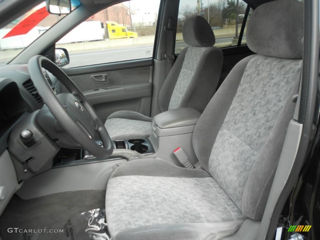 Gray Interior 2008 Kia Sorento LX 4x4 Photo #77399687