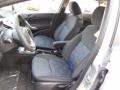 2013 Ford Fiesta Charcoal Black/Blue Accent Interior Front Seat Photo