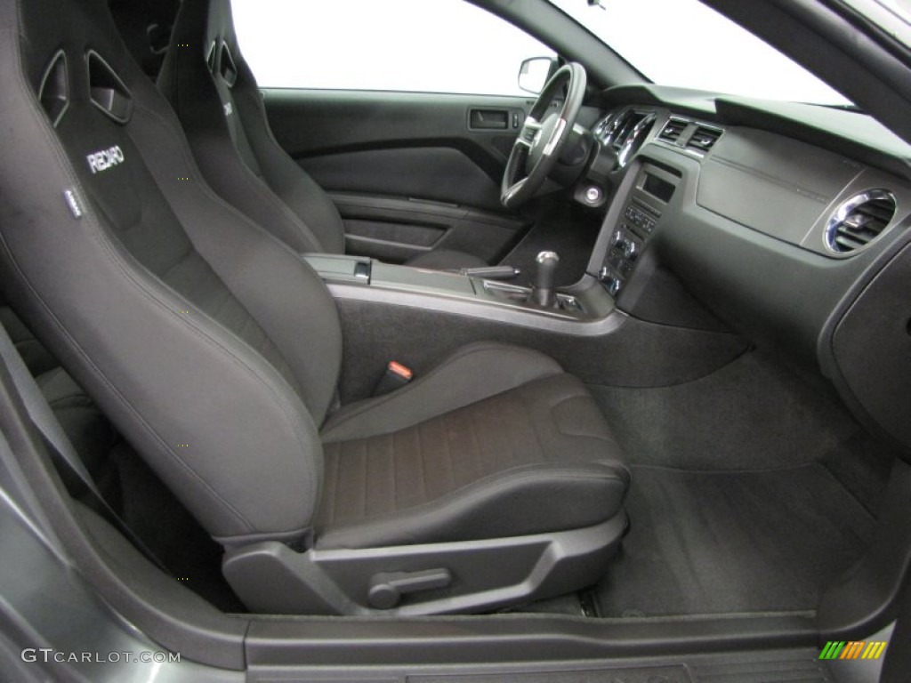 Charcoal Black/Recaro Sport Seats Interior 2013 Ford Mustang V6 Coupe Photo #77400207