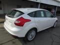 2013 White Platinum Ford Focus Titanium Hatchback  photo #8