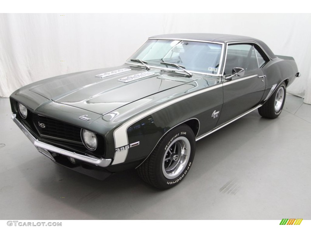 1969 Camaro SS Coupe - Fathom Green / Midnight Green photo #3