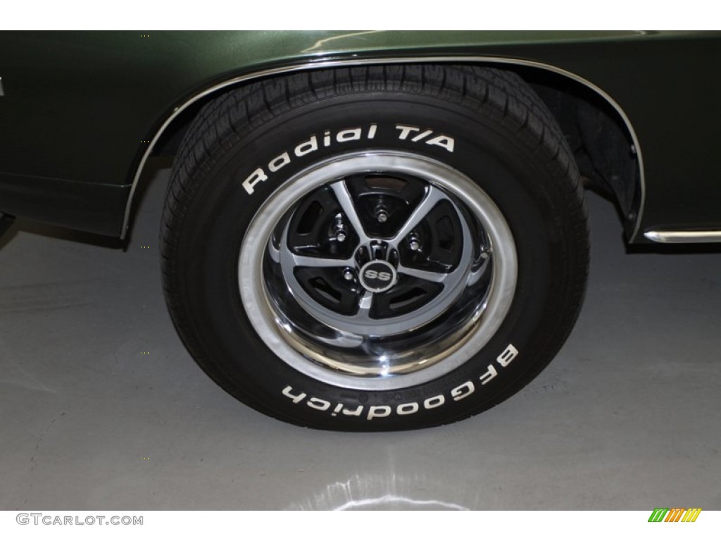 1969 Camaro SS Coupe - Fathom Green / Midnight Green photo #4