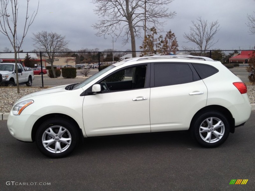Phantom White 2010 Nissan Rogue SL AWD Exterior Photo #77400496