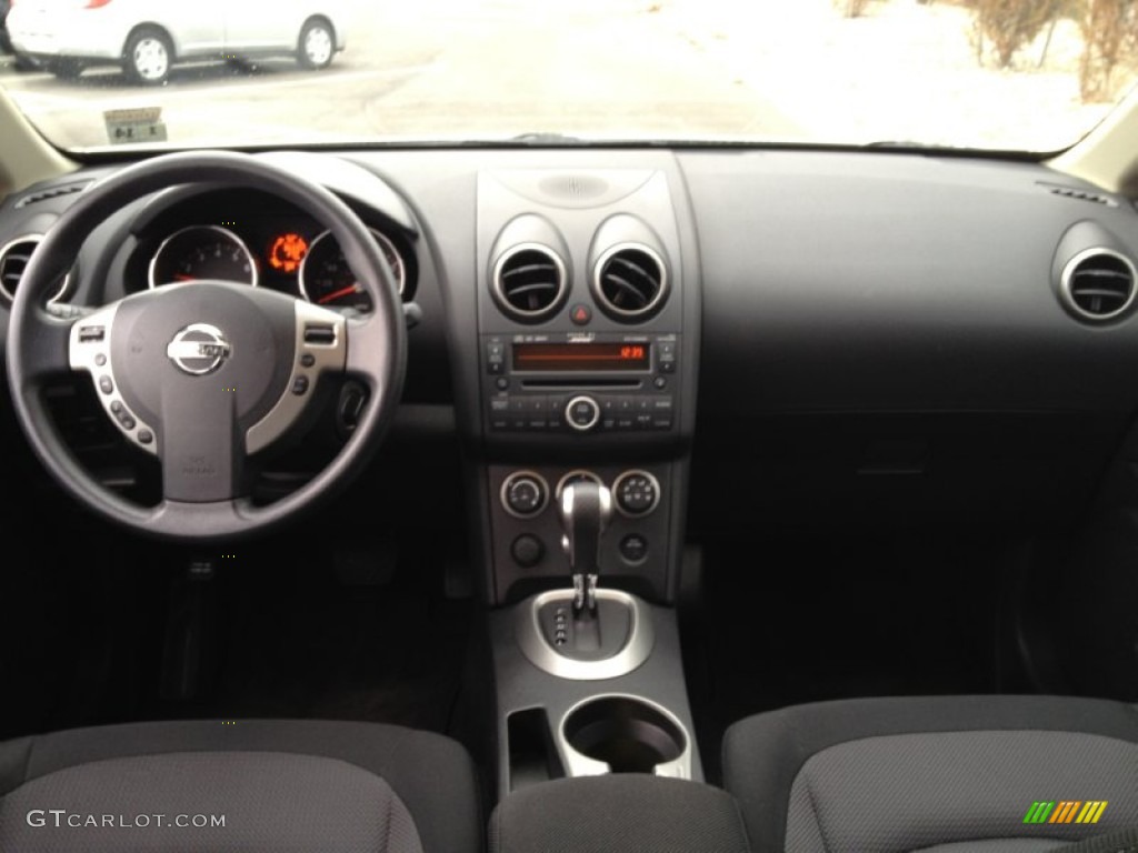 2010 Nissan Rogue SL AWD Black Dashboard Photo #77400610
