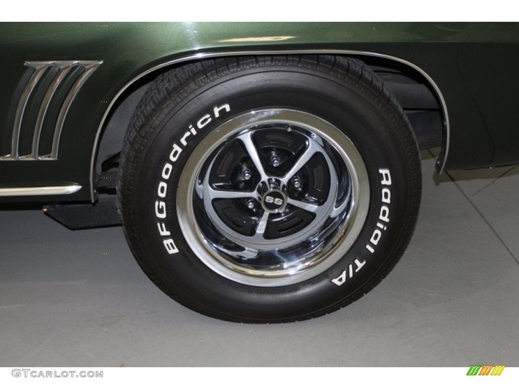 1969 Camaro SS Coupe - Fathom Green / Midnight Green photo #13