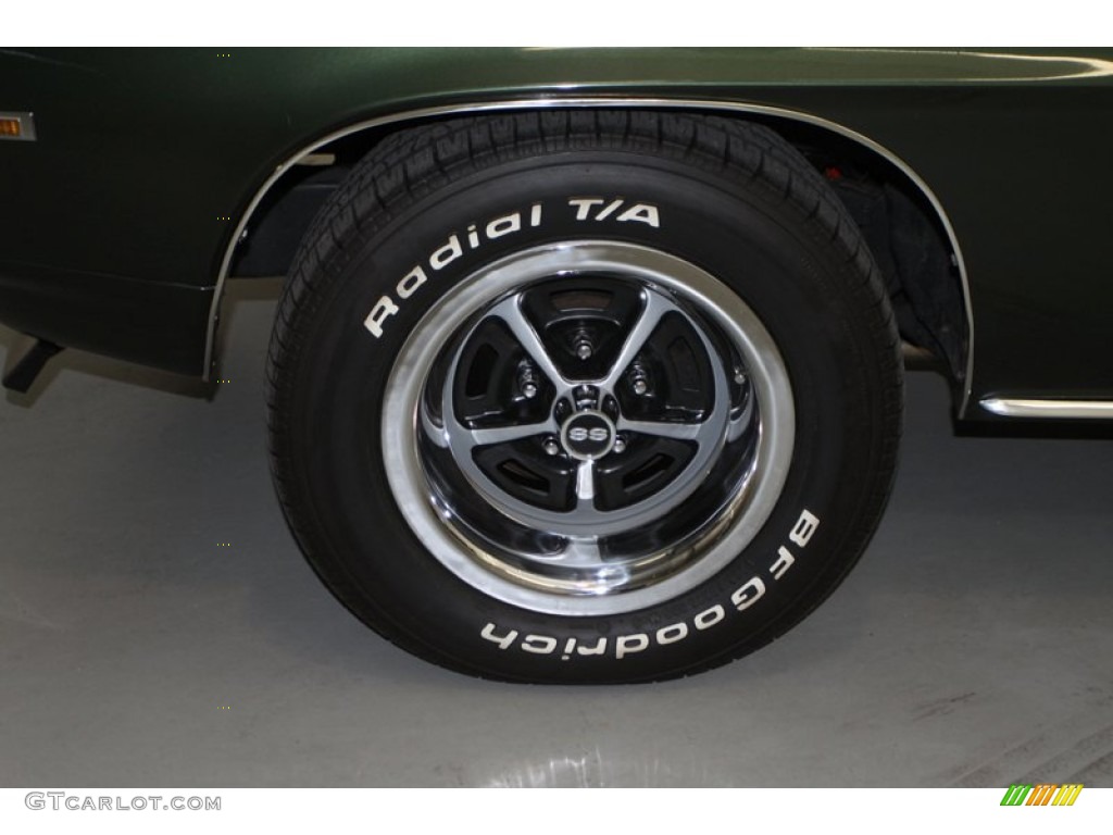 1969 Camaro SS Coupe - Fathom Green / Midnight Green photo #14