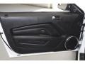 Charcoal Black/Cashmere 2012 Ford Mustang GT Premium Coupe Door Panel