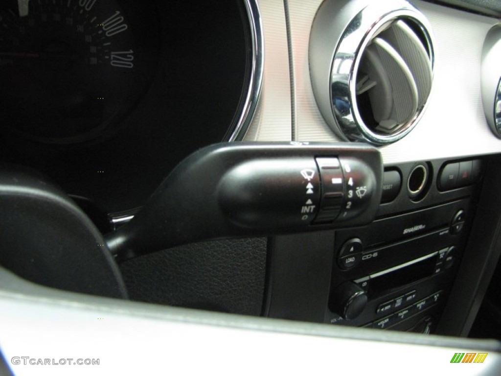2007 Mustang V6 Premium Convertible - Black / Dark Charcoal photo #19