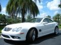 2008 Alabaster White Mercedes-Benz SL 550 Roadster  photo #2