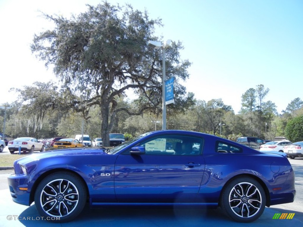 Deep Impact Blue 2014 Ford Mustang GT Premium Coupe Exterior Photo #77403367