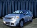 2010 Arctic Blue Metallic Nissan Versa 1.8 S Hatchback  photo #2