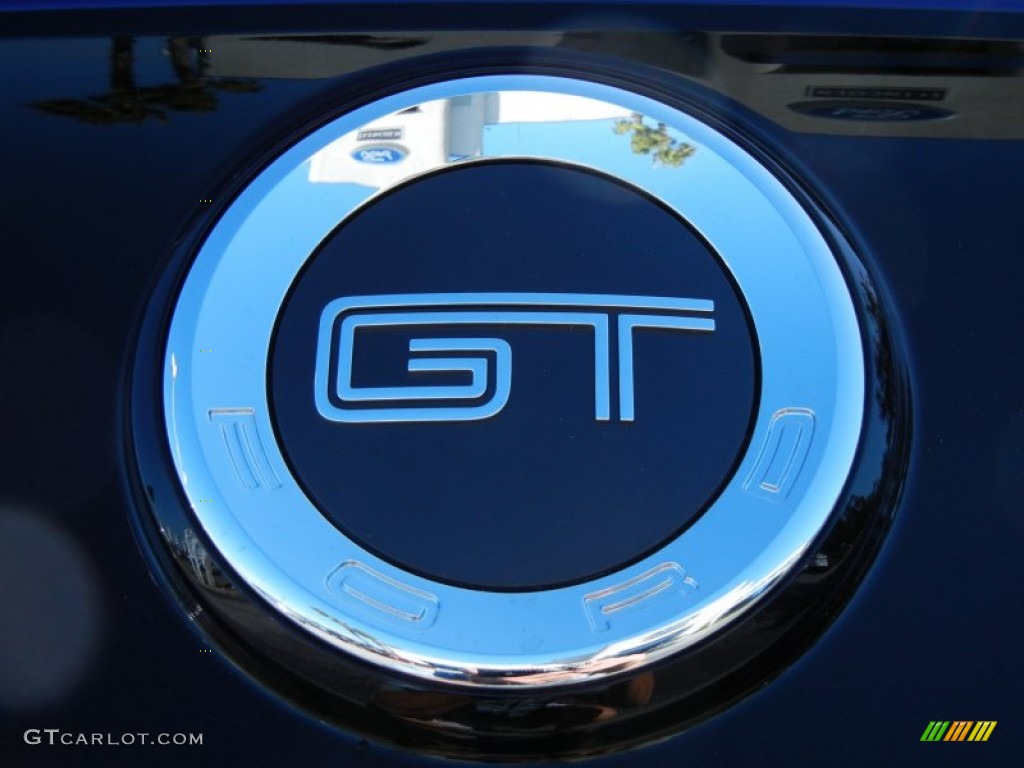 2014 Mustang GT Premium Coupe - Deep Impact Blue / Charcoal Black/Cashmere Accent photo #4