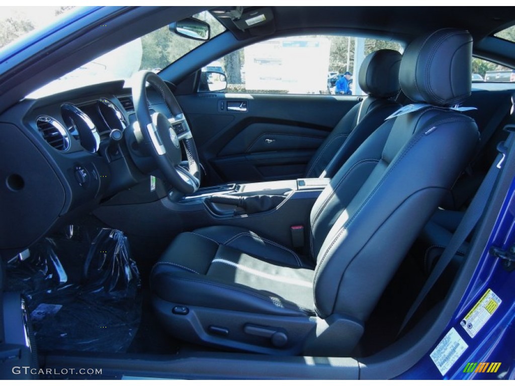 Charcoal Black/Cashmere Accent Interior 2014 Ford Mustang GT Premium Coupe Photo #77403432