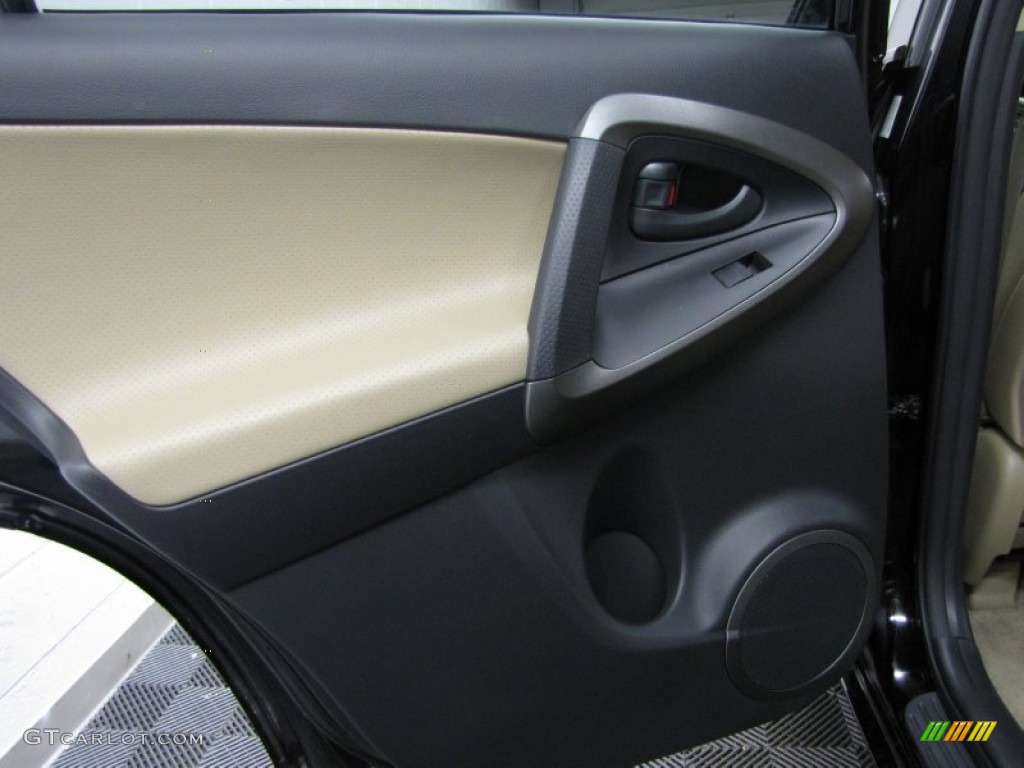 2010 Toyota RAV4 Limited V6 4WD Sand Beige Door Panel Photo #77403589