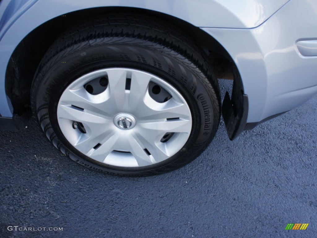 2010 Versa 1.8 S Hatchback - Arctic Blue Metallic / Charcoal photo #12