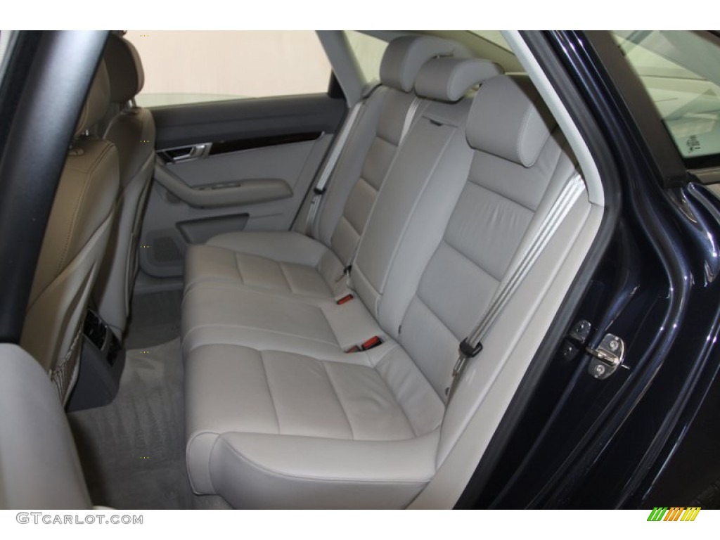 2009 Audi A6 3.2 Sedan Rear Seat Photo #77403651