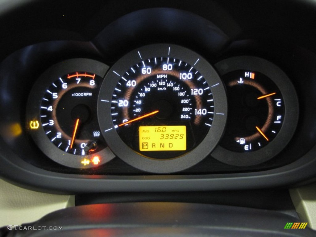 2010 Toyota RAV4 Limited V6 4WD Gauges Photo #77403762