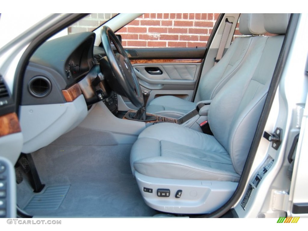 Grey Interior 1999 BMW 5 Series 540i Sedan Photo #77404113