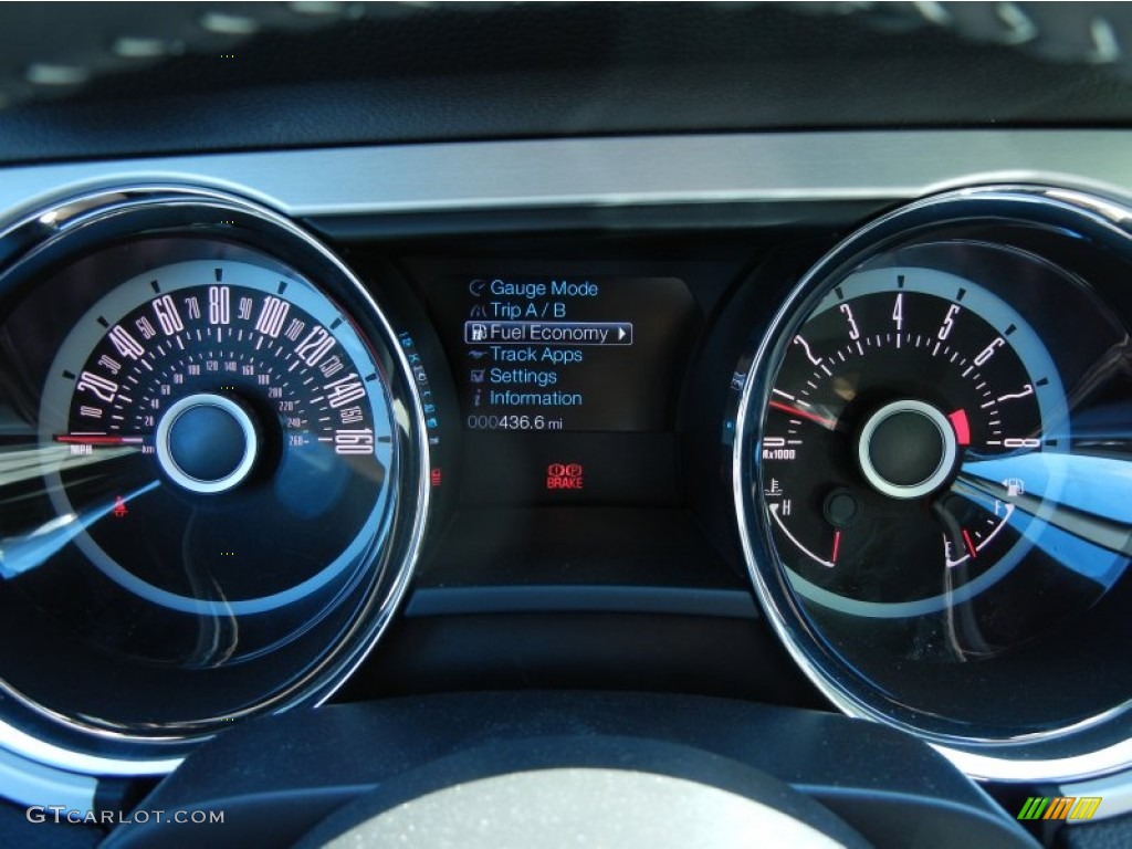 2013 Ford Mustang GT Premium Coupe Gauges Photo #77404157