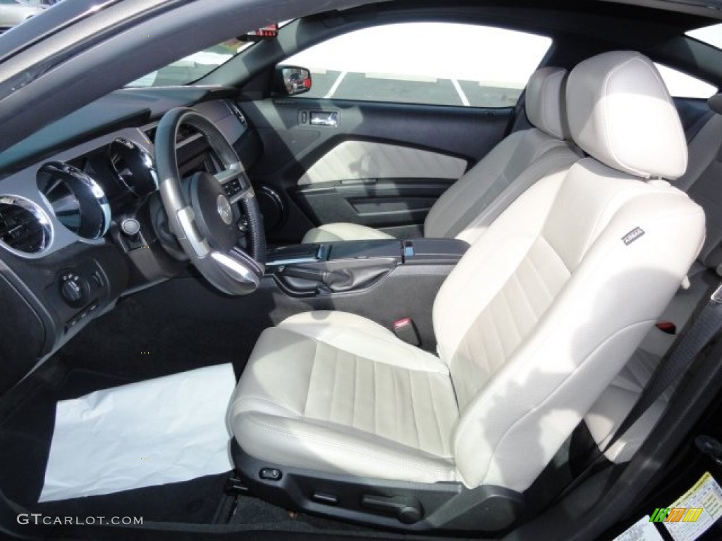 Stone Interior 2012 Ford Mustang V6 Premium Coupe Photo #77404409
