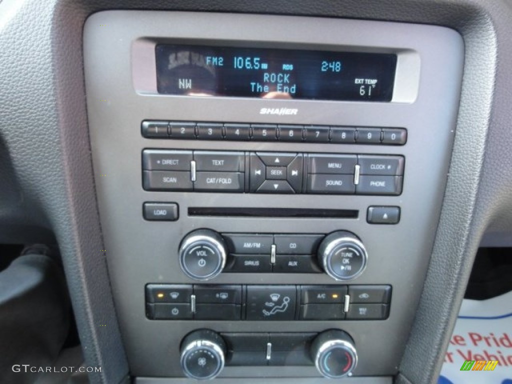 2012 Ford Mustang V6 Premium Coupe Controls Photo #77404534