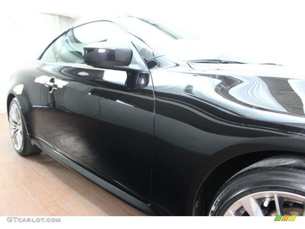 2011 G 37 Convertible - Black Obsidian / Graphite photo #17