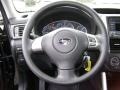 Black 2012 Subaru Forester 2.5 X Steering Wheel