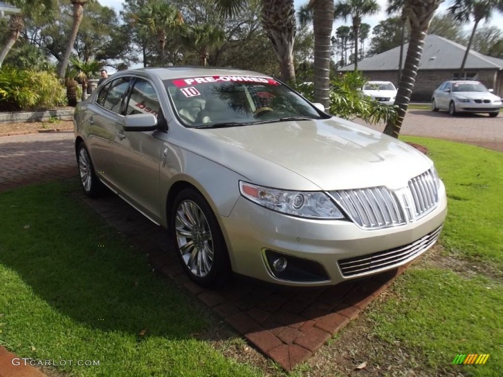 Gold Leaf Metallic 2010 Lincoln MKS EcoBoost AWD Exterior Photo #77405964