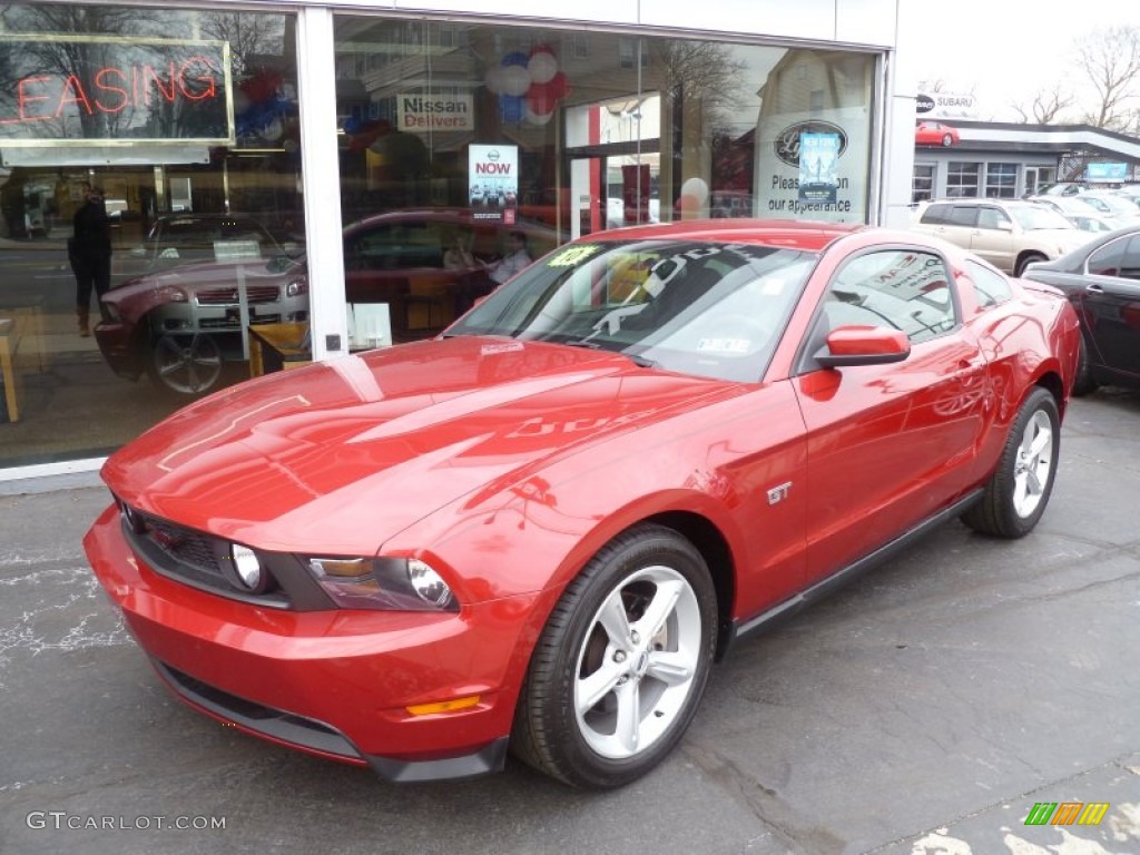 Red Candy Metallic 2010 Ford Mustang GT Coupe Exterior Photo #77405988