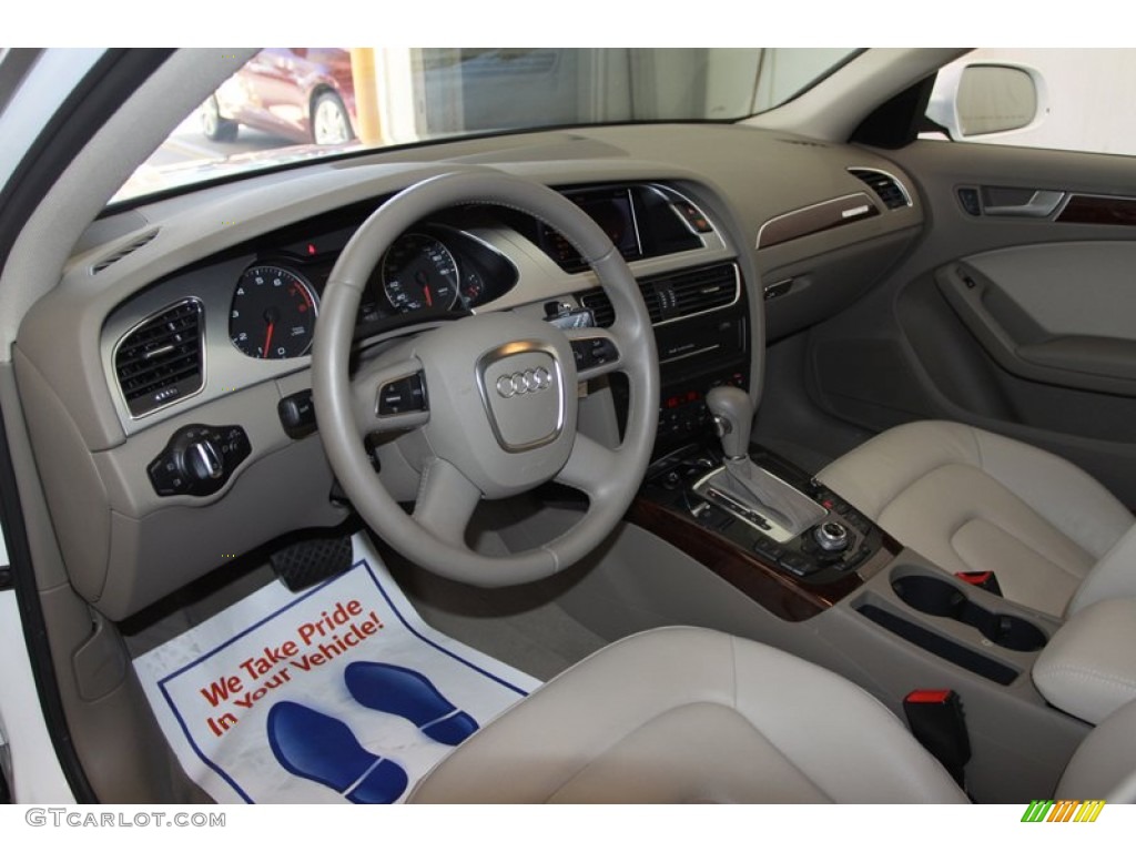 Cardamom Beige Interior 2012 Audi A4 2.0T quattro Avant Photo #77406036