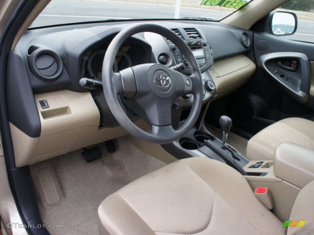 Sand Beige Interior 2010 Toyota RAV4 I4 Photo #77406190