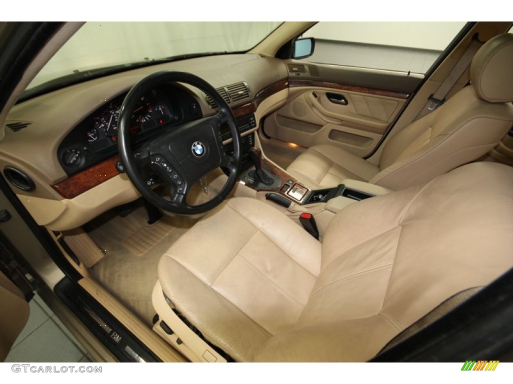 Sand Interior 2000 BMW 5 Series 528i Sedan Photo #77406675