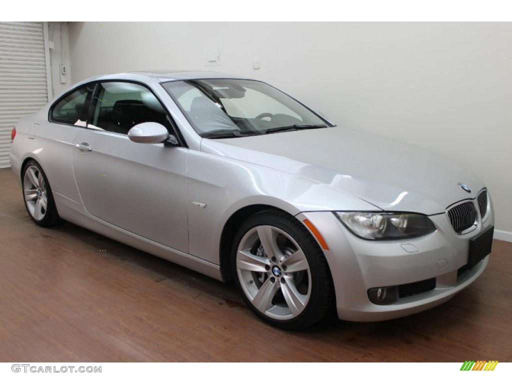 Titanium Silver Metallic 2009 BMW 3 Series 335i Coupe Exterior Photo #77407362