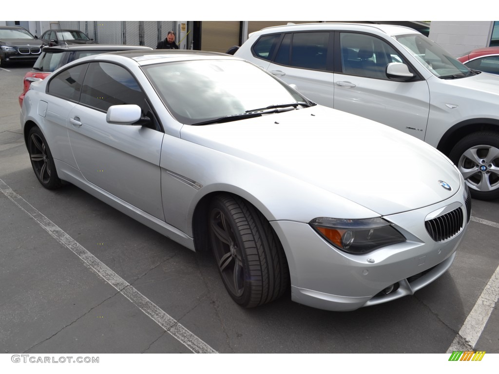 Titanium Silver Metallic 2007 BMW 6 Series 650i Coupe Exterior Photo #77407395