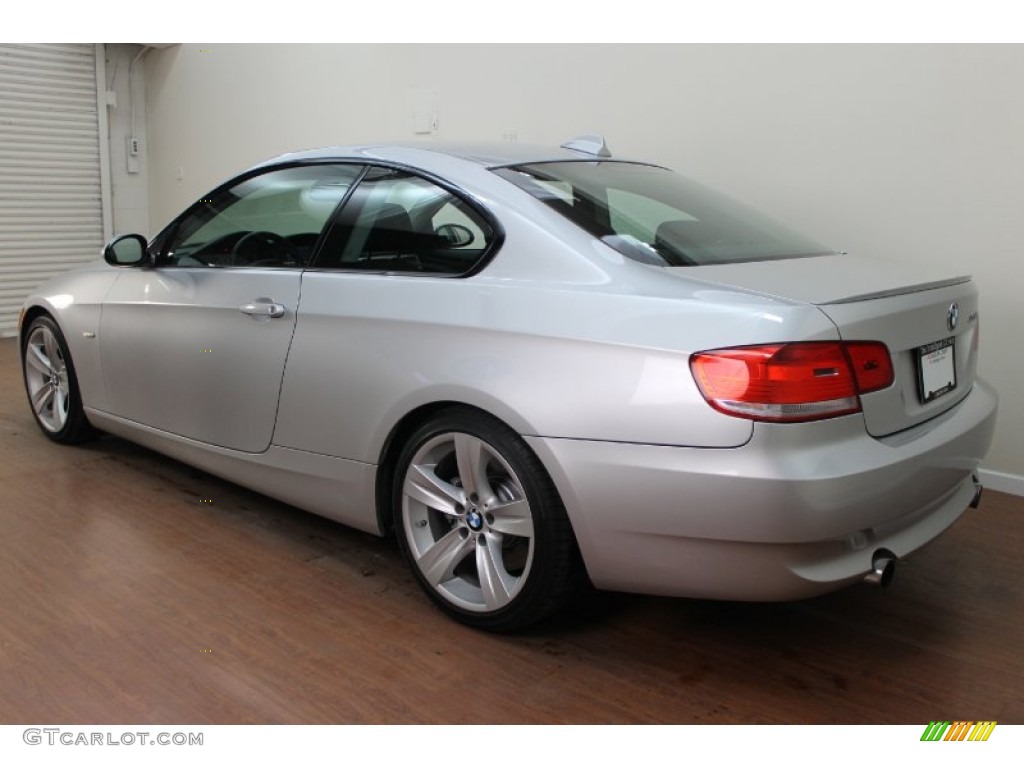 2009 3 Series 335i Coupe - Titanium Silver Metallic / Black photo #4
