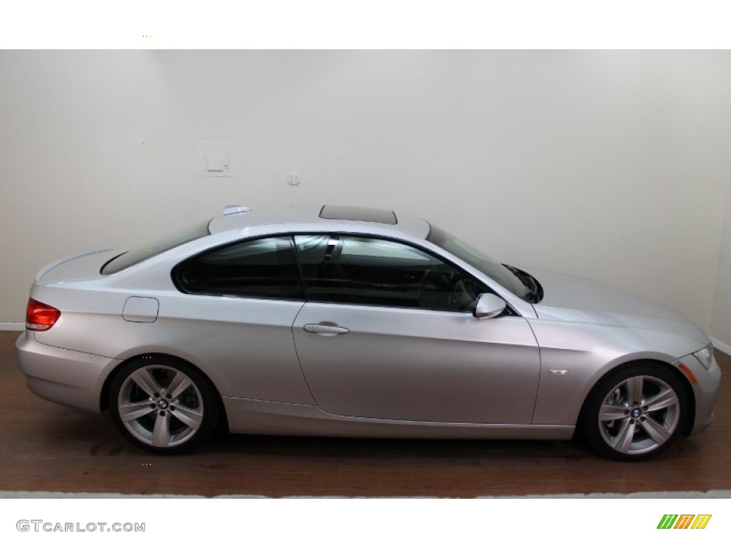 2009 3 Series 335i Coupe - Titanium Silver Metallic / Black photo #5