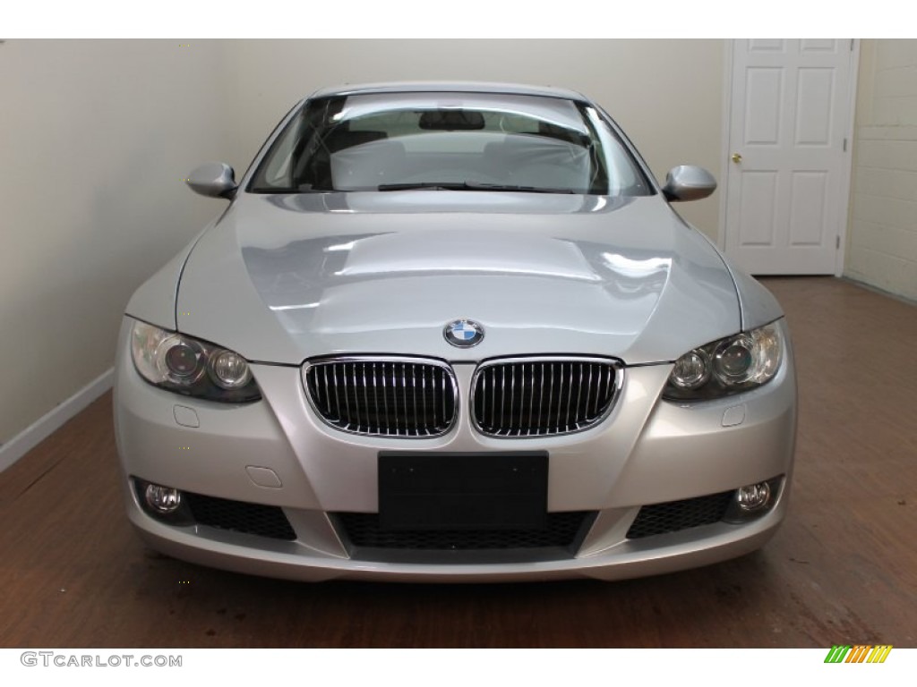 2009 3 Series 335i Coupe - Titanium Silver Metallic / Black photo #7
