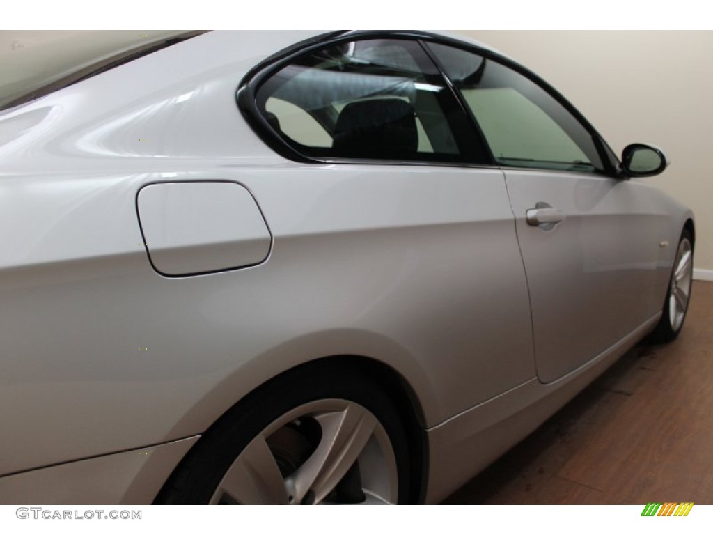 2009 3 Series 335i Coupe - Titanium Silver Metallic / Black photo #12
