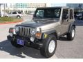 2005 Light Khaki Metallic Jeep Wrangler Rubicon 4x4  photo #2