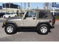 Light Khaki Metallic 2005 Jeep Wrangler Rubicon 4x4 Exterior