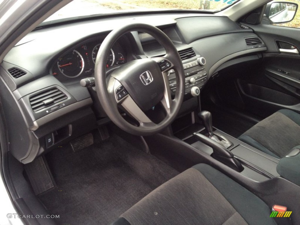 Black Interior 2010 Honda Accord LX-P Sedan Photo #77407683