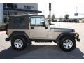 2005 Light Khaki Metallic Jeep Wrangler Rubicon 4x4  photo #8