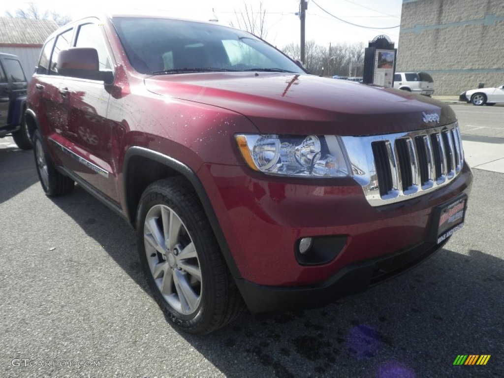 2013 Grand Cherokee Laredo 4x4 - Deep Cherry Red Crystal Pearl / Black photo #1