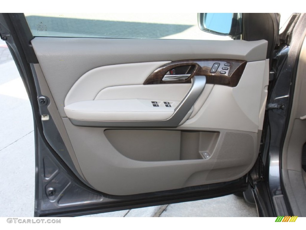 2011 Acura MDX Standard MDX Model Taupe Door Panel Photo #77408276