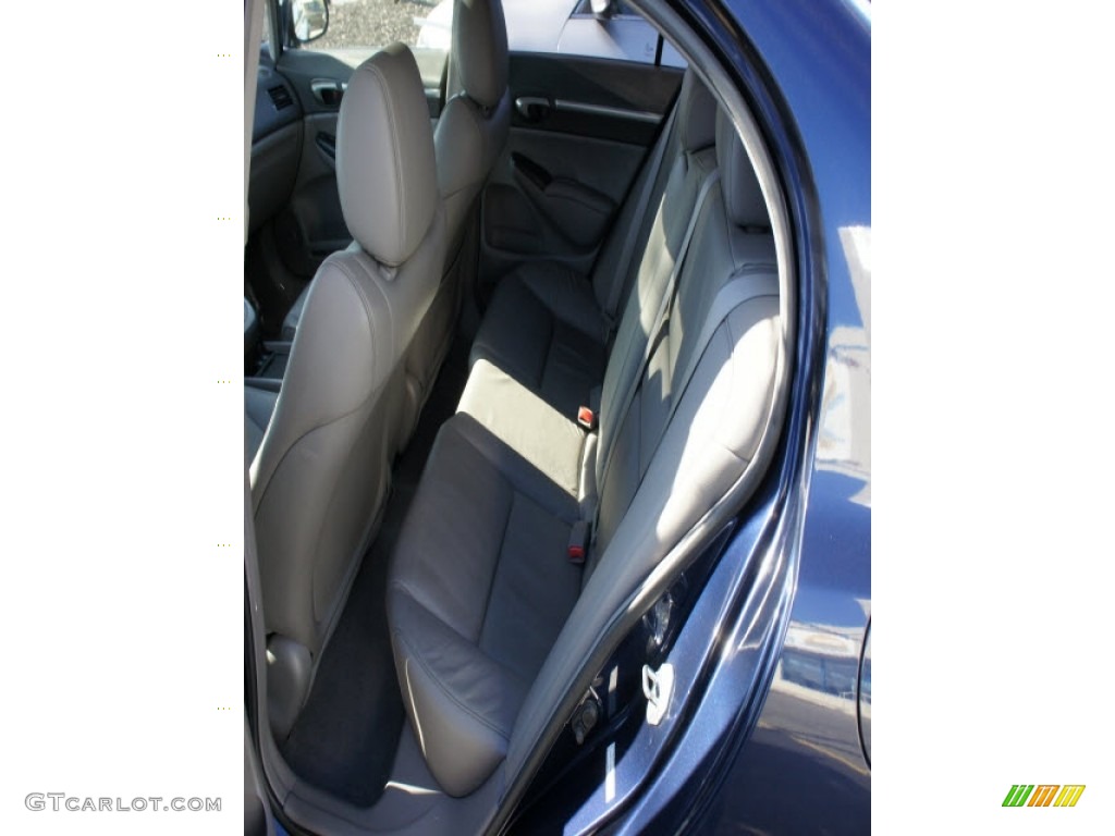 2009 Civic EX-L Sedan - Royal Blue Pearl / Gray photo #12