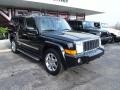 2009 Brilliant Black Crystal Pearl Jeep Commander Overland 4x4  photo #4