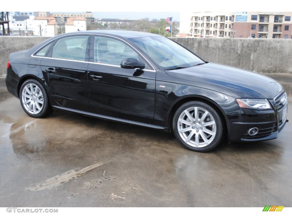 Brilliant Black 2012 Audi A4 2.0T quattro Sedan Exterior Photo #77408982