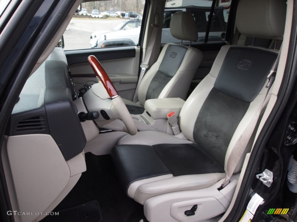 Dark Khaki/Light Graystone Interior 2009 Jeep Commander Overland 4x4 Photo #77409099