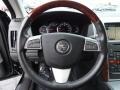 2010 Cadillac STS Ebony Interior Steering Wheel Photo