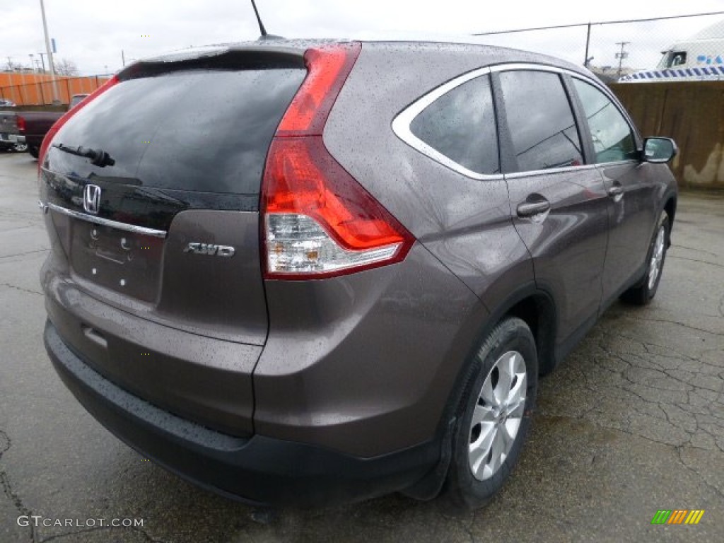 2013 CR-V EX-L AWD - Urban Titanium Metallic / Beige photo #4